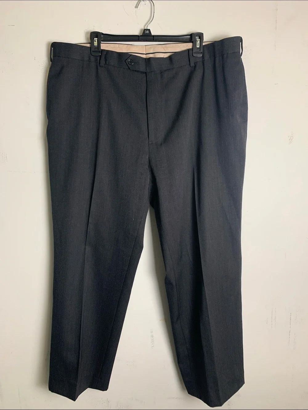 Brooks Brothers Men's Dark Charcoal Dress Pants